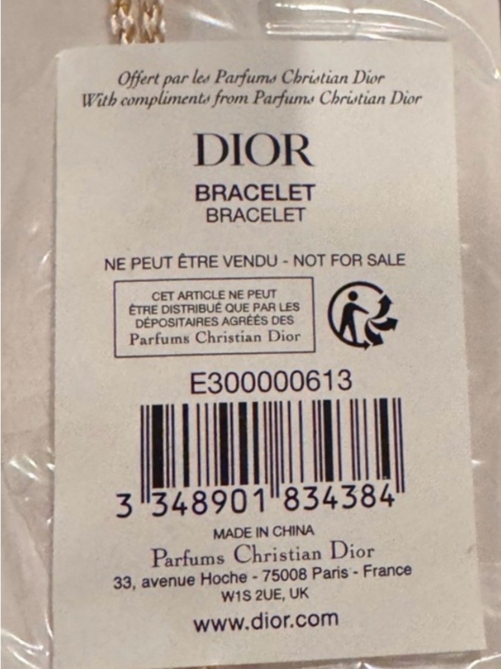DIOR J'adore bracelet - Picture 2 of 4